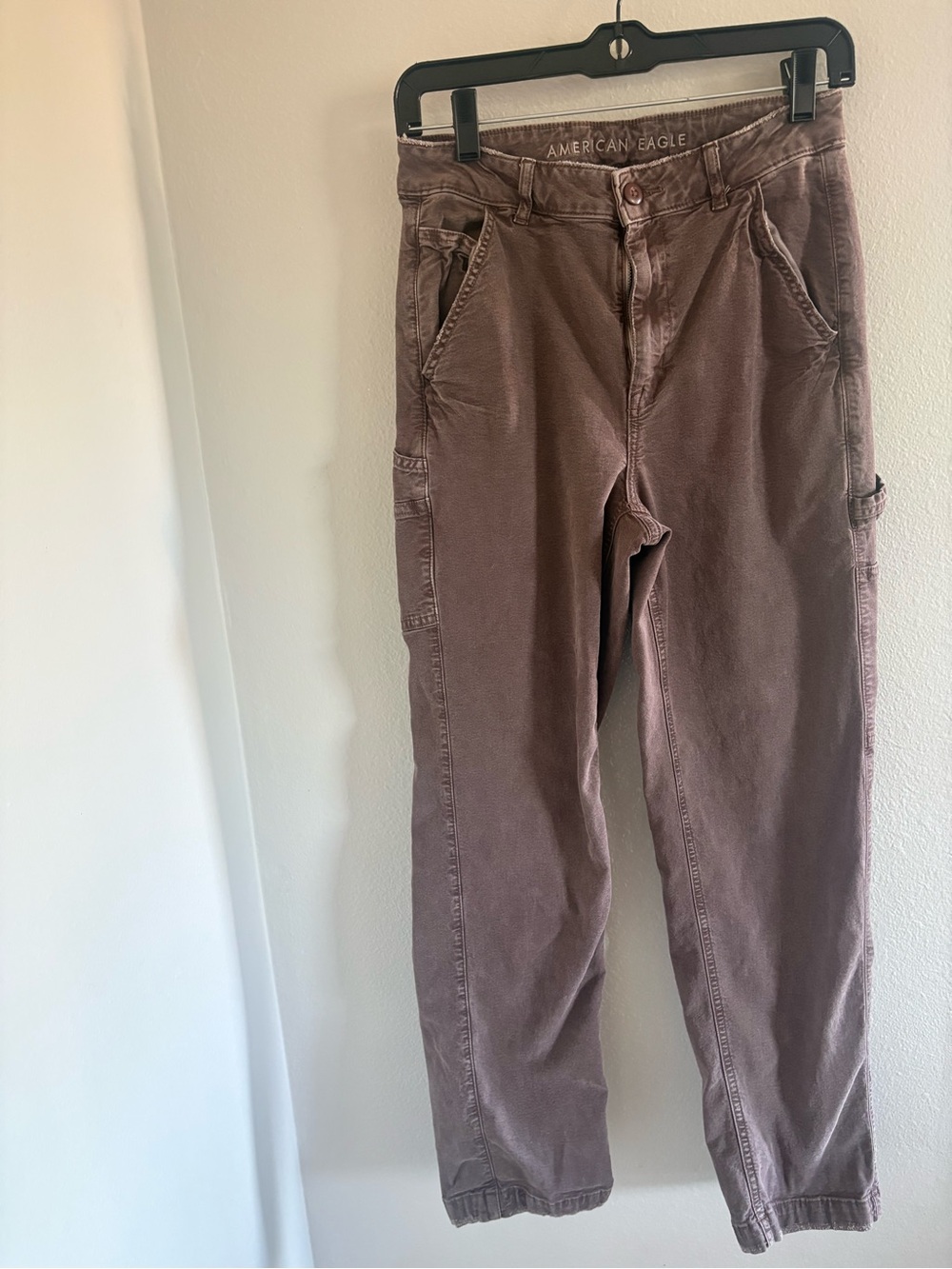 American Eagle Outfitters Women's Mauve Cargo Jeans